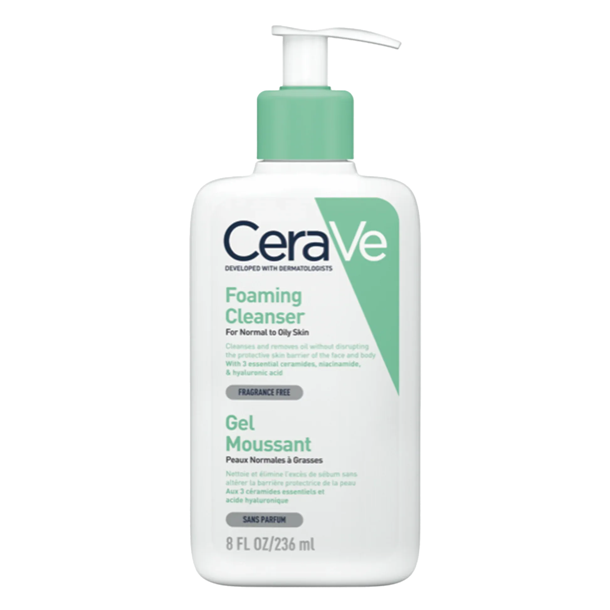 CeraVe Foaming Cleanser for Normal to Oily Skin 236 ml